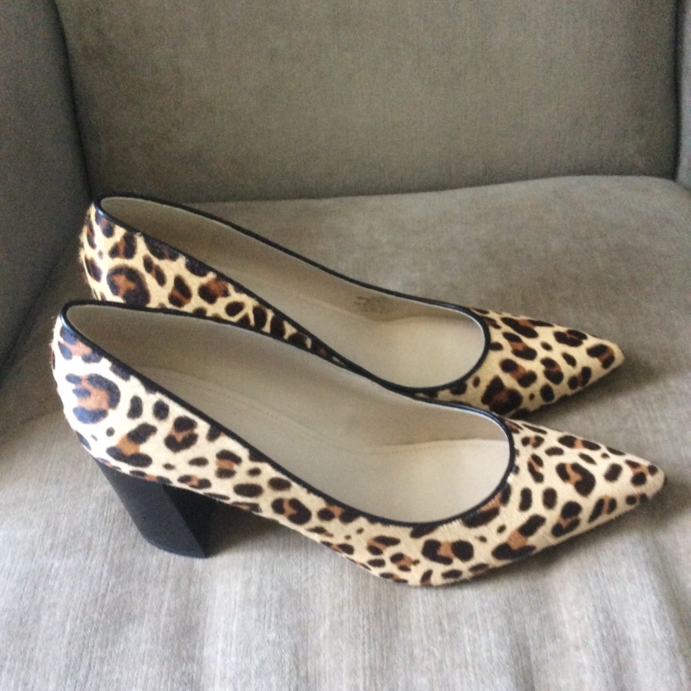 Sexy ponyhair cheetah print heels by Marc Fisher